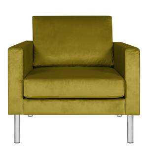 Fauteuil Portobello III Microfibre - Tissu Tond : Vert - Cylindre