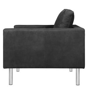 Fauteuil Portobello IV Leer - Leer Custo: Zwart - Cilinder