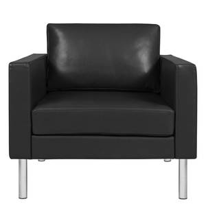 Fauteuil Portobello IV Leer - Leer Lasde: Zwart - Cilinder