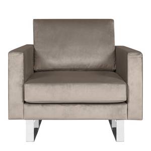 Fauteuil Portobello III Microfibre - Tissu Tond : Gris clair - Luge