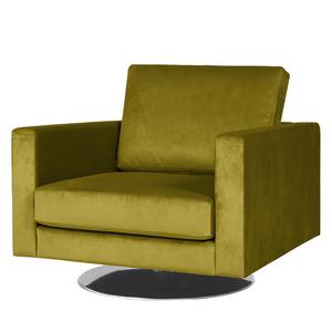 Fauteuil pivotant Portobello III Microfibre - Tissu Tond : Vert