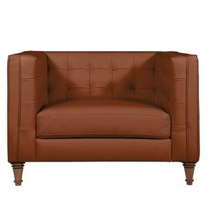 Sessel Buckingham IV Leder - Echtleder Lasde: Cognac