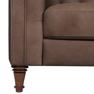 Sofa Buckingham IV (3-Sitzer) Leder - Echtleder Custo: Dunkelbraun