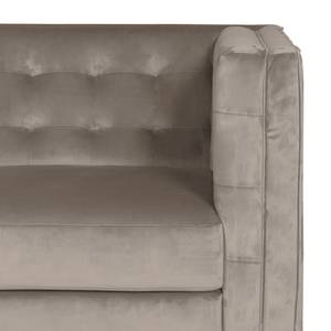Sofa Buckingham III (3-Sitzer) Microfaser - Stoff Tond: Hellgrau