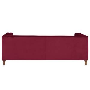 Sofa Buckingham III (3-Sitzer) Microfaser - Stoff Tond: Bordeaux