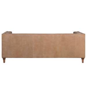 Sofa Buckingham IV (3-Sitzer) Leder - Echtleder Custo: Hellbraun