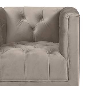 Fauteuil Grand II Microfibre - Tissu Tond : Gris clair