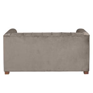 Sofa Grand II (2-Sitzer) Samt - Stoff Tond: Hellgrau