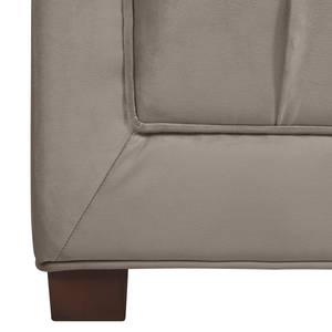 Canapé 2 places Grand II Microfibre - Tissu Tond : Gris clair