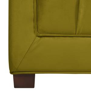 Sofa Grand II (2-Sitzer) Samt - Stoff Tond: Grün