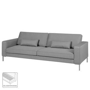 Sofa Piccadilly I (3-Sitzer) Flachgewebe - Silber