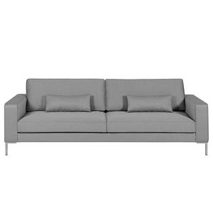 Sofa Piccadilly I (3-Sitzer) Flachgewebe - Silber