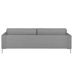 Sofa Piccadilly I (3-Sitzer) Flachgewebe - Silber