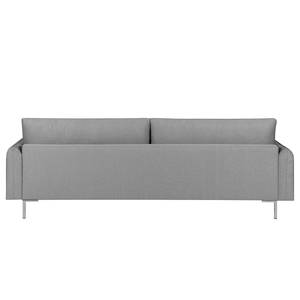 Sofa Greenwich I (3-Sitzer) Flachgewebe - Stoff Ramira: Silber