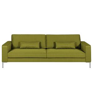 Sofa Piccadilly I (3-Sitzer) Flachgewebe - Limettengrün