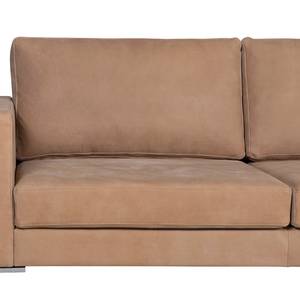 Ecksofa Portobello IV Echtleder - Echtleder Custo: Hellbraun - Breite: 251 cm - Longchair davorstehend rechts