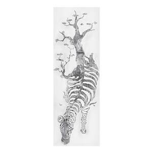 Afbeelding Serengeti Zilver - Plastic - Deels massief hout - 50 x 150 x 3.8 cm