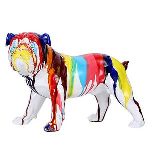 Sculptuur Bulldog Kunsthars - Meerkleurig