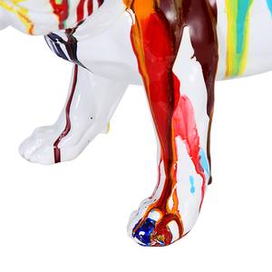 Dekofigur Bulldog Kunstharz - Multicolor