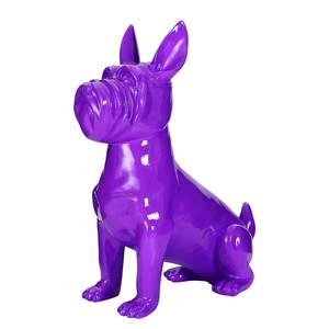 Dekofigur Terrier II Violett - Kunststoff - 19 x 46 x 39 cm