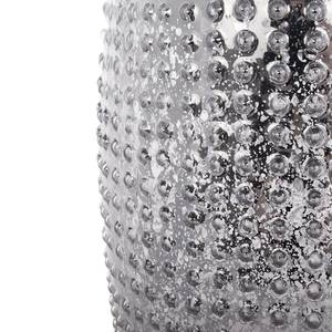 Vase Agave Silber - Glas - Metall - 18 x 25 x 18 cm