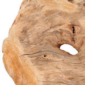 Dekoschale Crater Braun - Holz teilmassiv - 30 x 6 x 21 cm