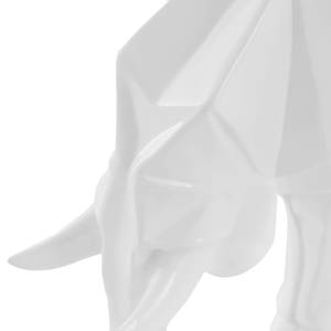 Dekofigur Elephant Kunstharz - Weiß
