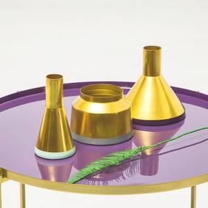 Vasen-Set Culture (3-teilig) Metall - Grau / Lila