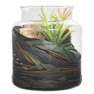 Sierglas Flora V Bruin - Glas - 18 x 20 x 18 cm