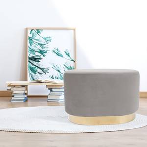 Tabouret Nano Pin, MDF, polyester, mousse - Sable mat