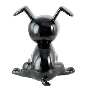Sculptuur Beagle II Kunsthars - Zwart
