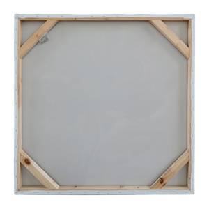 Bild Steppe I Multicolor - Kunststoff - Holz teilmassiv - 80 x 80 x 3.5 cm