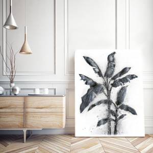 Afbeelding Palm II Zilver - Metaal - Deels massief hout - 80 x 100 x 3.8 cm