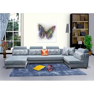 Tableau déco papillon I Multicolore - Matière plastique - En partie en bois massif - 80 x 80 x 3.8 cm