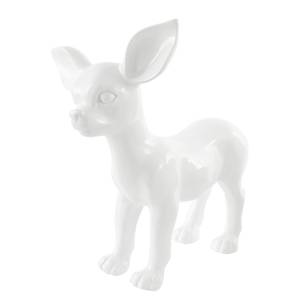 Statuette Chihuahua Résine synthétique - Blanc