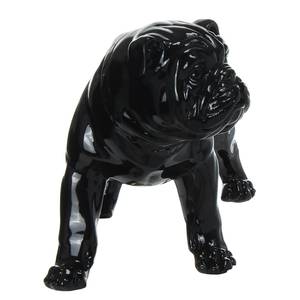 Sculptuur Bulldog Kunsthars - Zwart