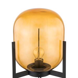 Lampe Vibo Fer / Verre - 1 ampoule - Orange
