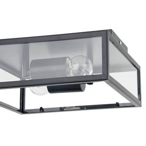 Plafondlamp Kollund ijzer/glas - 2 lichtbronnen