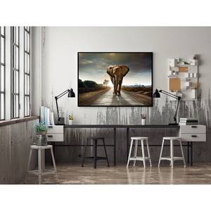 Bild Taira Elefant Multicolor - Holzwerkstoff - 140 x 100 x 2.6 cm
