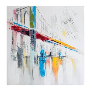 Leinwandbild Araluen Multicolor - Textil - Holzart/Dekor - 100 x 100 x 5 cm
