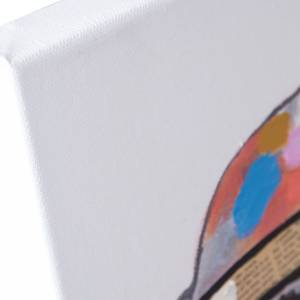 Leinwandbild Braganca Multicolor - Textil - Holzart/Dekor - 150 x 50 x 5 cm