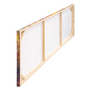 Digitaal bedrukte spiegel Tijger Zwart - Glas - 140 x 50 x 0.3 cm