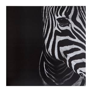 Paneel Adora Zebra Zwart - Plaatmateriaal - 50 x 50 x 1.9 cm