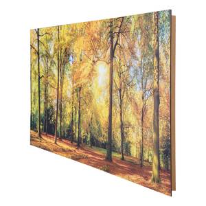 Tableau déco Grap Light Jaune - Bois manufacturé - 100 x 50 x 2 cm