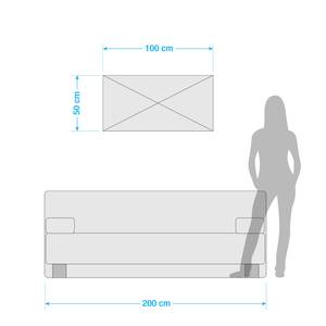 Deko-Panel Grap Light Gelb - Holzwerkstoff - 100 x 50 x 2 cm