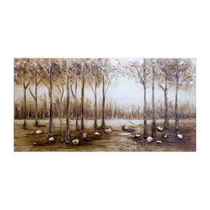 Impression sur toile Rasgrad Métal - Textile - Bois/Imitation - 80 x 40 x 2.8 cm