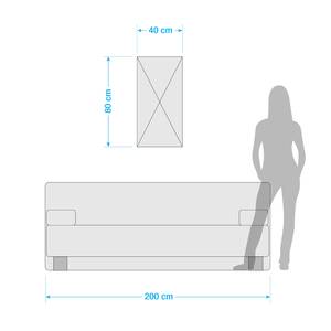 Afbeelding Ibiuna I Grijs - Textiel - Hout - 40 x 80 x 2.8 cm