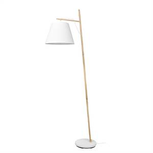 Lampadaire Cova III Tissu mélangé - 1 ampoule