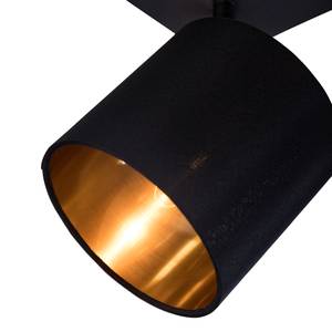 Plafondlamp Anxi ijzer/textielmix - Aantal lichtbronnen: 2