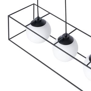 Pendelleuchte Q-Ball II Milchglas / Eisen -4-flammig